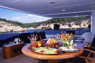BALUJU - Aft Deck Dining